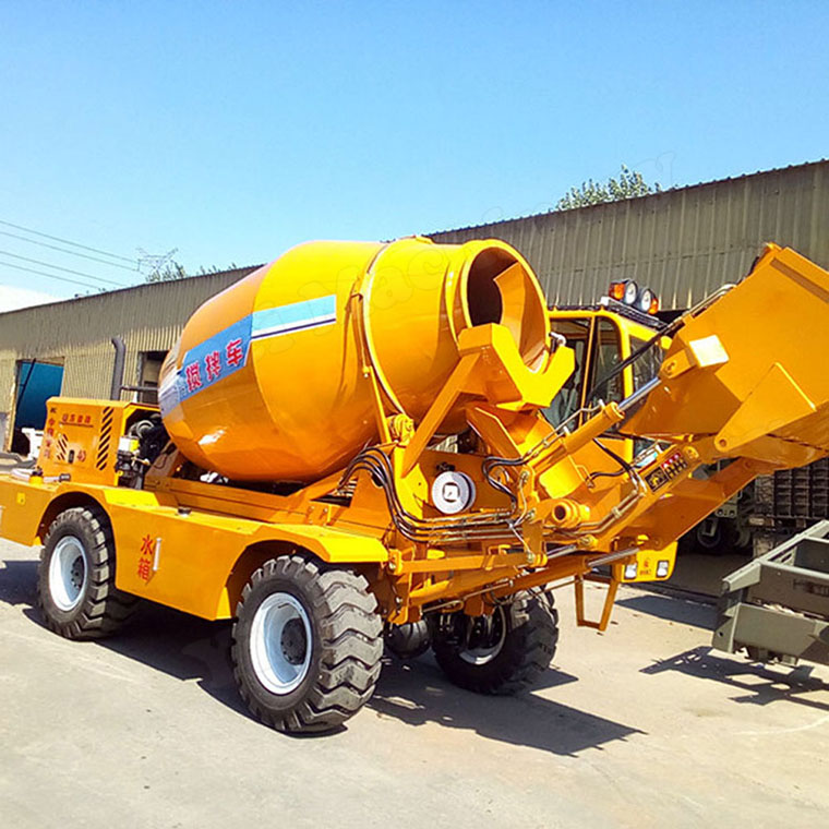Automated Concrete Mixer Cleaning System